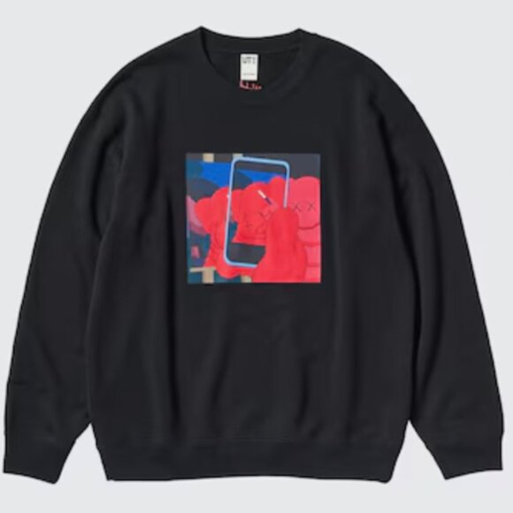 Uniqlo x KAWS Other - KAWS + WARHOL SWEATSHIRT 09 BLACK